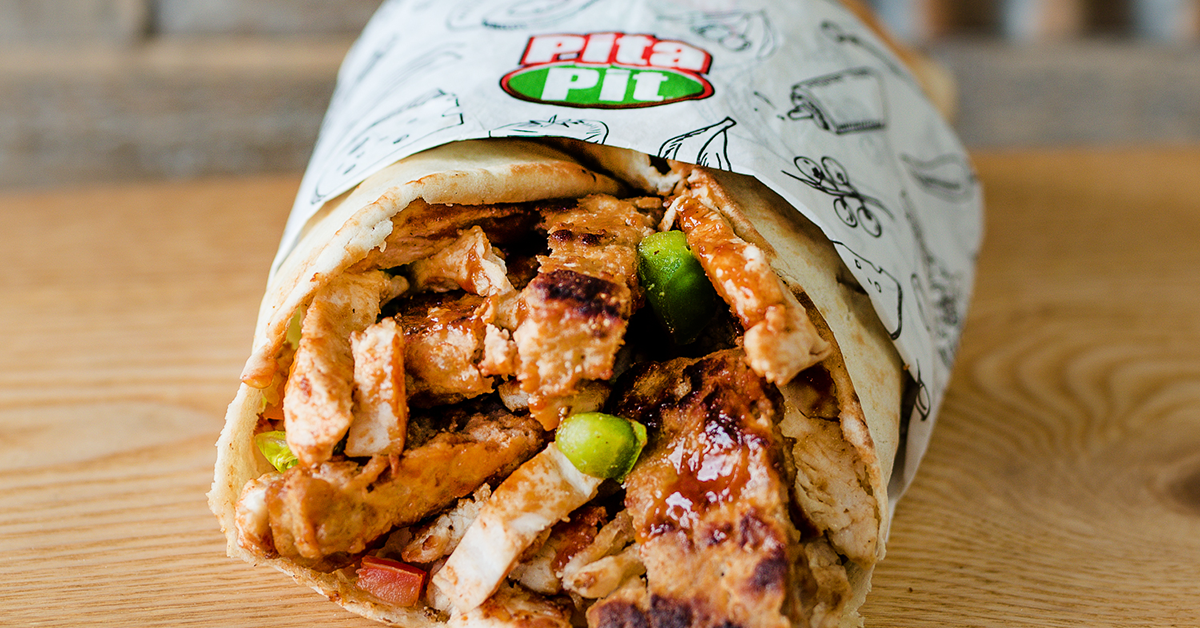 BBQ CHICKEN N' RIB PITA