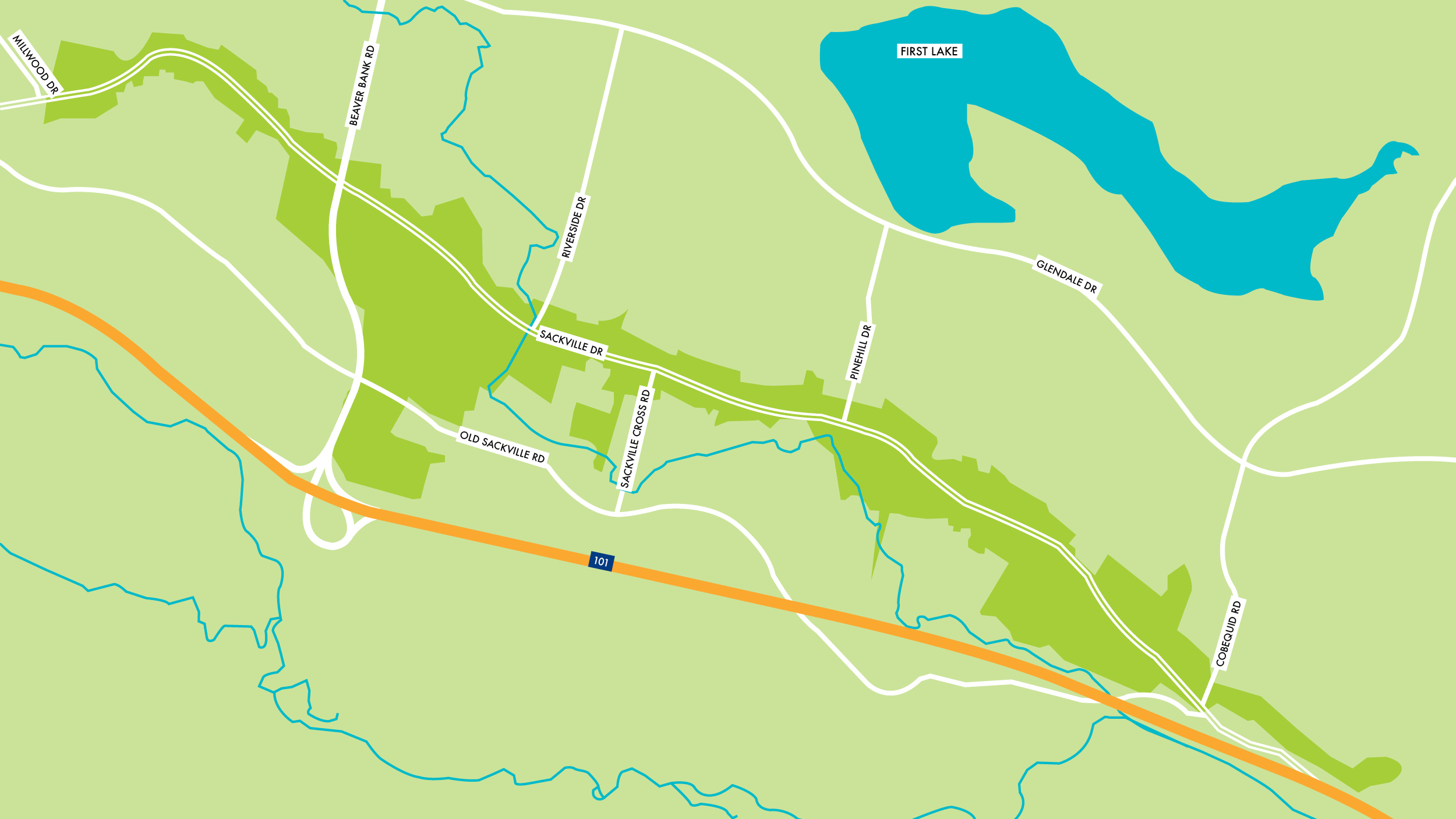 Sackville Map