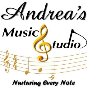 Andrea's Music Studio Logo